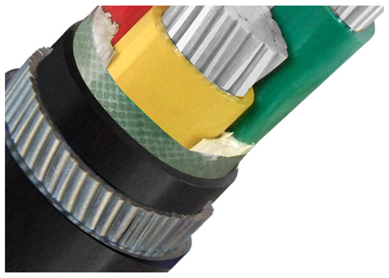 ΚΙΝΑ Γαλβανισμένο θωρακισμένο ηλεκτρικό καλώδιο 4 χαμηλή τάση XLPE πυρήνων ή καλώδιο χαλύβδινων συρμάτων Al μόνωσης PVC προμηθευτής