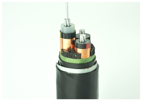 ΚΙΝΑ AL/XLPE/STA/PVC θωρακισμένο καλώδιο υψηλής τάσης μόνωσης αγωγών XLPE αργιλίου ηλεκτρικών καλωδίων τριφασικό προμηθευτής
