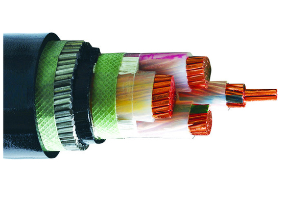 ΚΙΝΑ 4 SWA PVC χαλκού XLPE ηλεκτρικών καλωδίων χαμηλής τάσης χαλύβδινων συρμάτων πυρήνων θωρακισμένο καλώδιο προμηθευτής