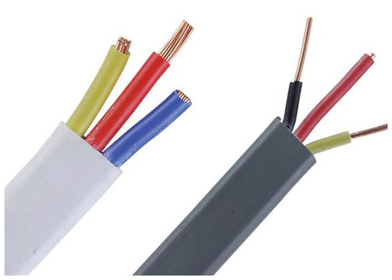ΚΙΝΑ Δίδυμο και καλώδιο μόνωσης PVC επιχωμάτωσης επίπεδο ηλεκτρικό με τα πρότυπα Χ 1.5mm2 6004 2 X 2,5 των BS + 1 προμηθευτής