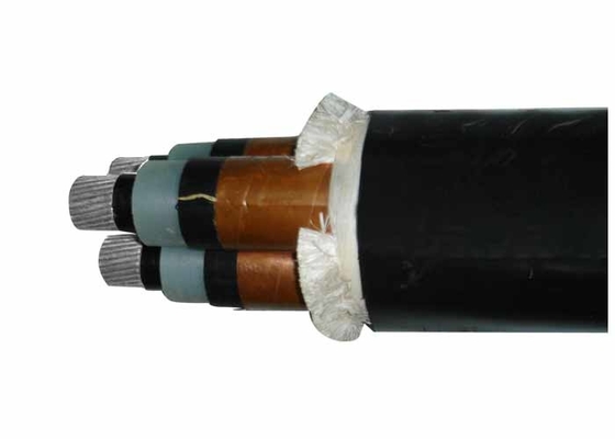 ΚΙΝΑ Ηλεκτρικό καλώδιο 12/20KV 3 AL/XLPE/PVC Unarmoured ηλεκτρικό καλώδιο καλωδίου τροφοδοσίας πυρήνων 300mm2 μονωμένο XLPE προμηθευτής