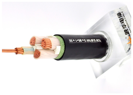 ΚΙΝΑ Μονωμένο XLPE καλώδιο τροφοδοσίας 4x185SQMM U/G για το IEC 60502 εγκαταστάσεων παραγωγής ενέργειας προμηθευτής