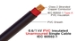 Προσαρμοσμένο 1KV καλώδιο δύναμης PVC 70mm2, μαύρο χρώμα θηκών καλωδίων σακακιών PVC προμηθευτής
