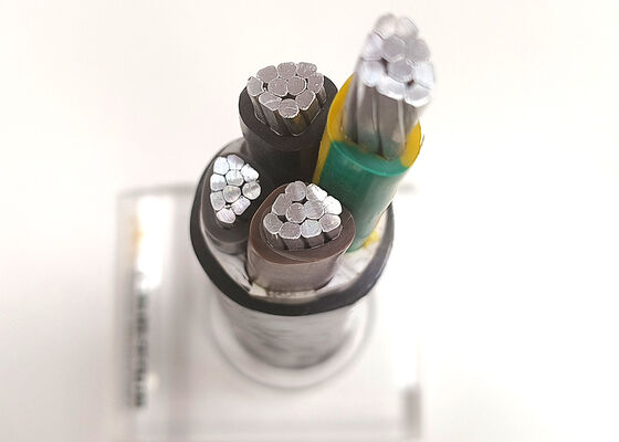 ΚΙΝΑ N2XY 4x95mm2 Χωρίς οξυγόνο χάλκινο PVC μονωμένο πολυπυρηνικό καλώδιο ηλεκτρικής ενέργειας για σταθμό παραγωγής ηλεκτρικής ενέργειας 0,6/1kV προμηθευτής