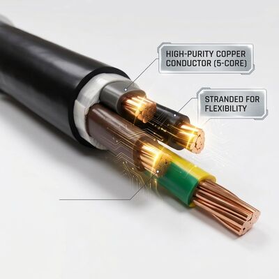 ΚΙΝΑ LSZH 3x2.5mm2 PVC Insulated Building Cable Low Smoke Zero Halogen Flame Retardant 450/750V προμηθευτής