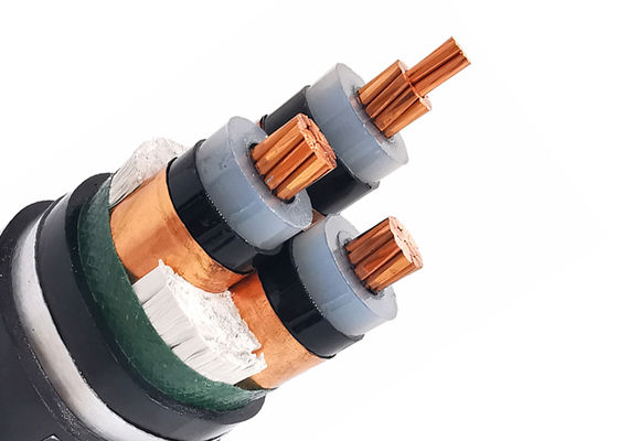 SWA 4x35mm2 Oxygen-Free Copper PVC Insulated Steel Wire Armoured Power Cable for Direct Burial 0.6/1kV προμηθευτής