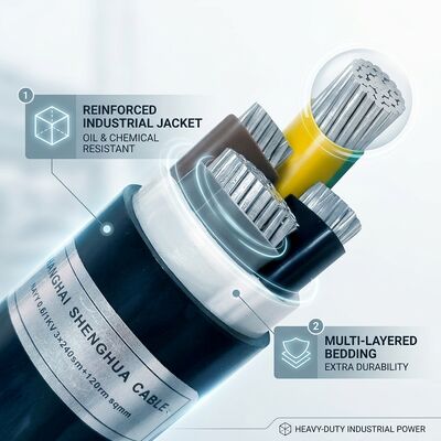 Oil Resistant Chemical Resistant PVC Insulated Cable 450/750V 3 Core Industrial Use προμηθευτής