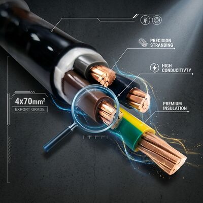 Factory Direct PVC Insulated Power Cable 0.6/1kV 4x70mm2 Copper Export Grade προμηθευτής