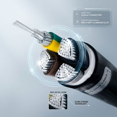 Free Sample PVC Insulated Power Cable 0.6/1kV 3x10mm2 Copper Fast Delivery προμηθευτής