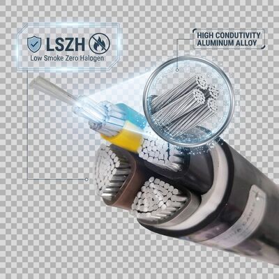 VGV 3x4mm2 UV Resistant PVC Insulated Cable Outdoor Overhead 0.6/1kV IEC60502 Copper προμηθευτής