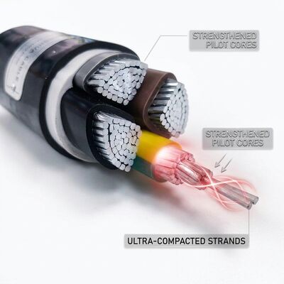 NYY 1x120mm2 PVC Insulated Single Core Cable 90C Power Station 0.6/1kV IEC60502 προμηθευτής