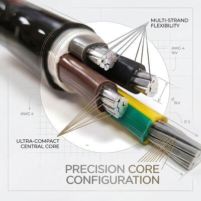 NYY 4x70mm2 Anti UV PVC Insulated Cable Direct Burial Sunlight Resistant 0.6/1kV IEC60502 προμηθευτής