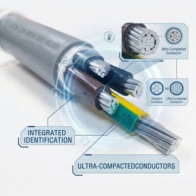 N2XCH-J 5x16mm2 Low Smoke Zero Halogen PVC Insulated Cable Tunnel 0.6/1kV IEC60502 προμηθευτής