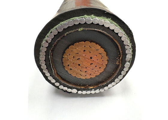 High-Voltage 35kV 3x400mm² Aluminum Electrical Cable with XLPE Insulation and Steel Armour