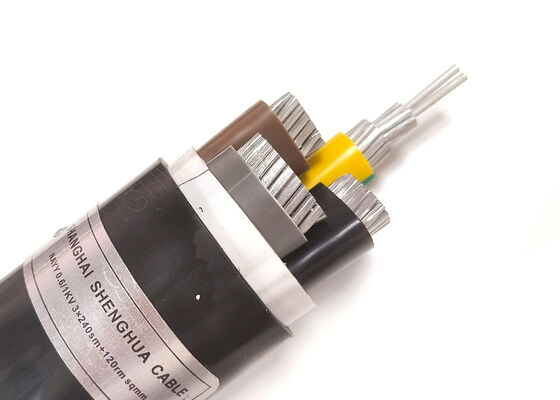 Καλώδιο διανομής CYKY 5x10mm2 από χαλκό χωρίς οξυγόνο με μόνωση PVC για υπόγεια χρήση σε εξωτερικούς χώρους 0.6/1kV